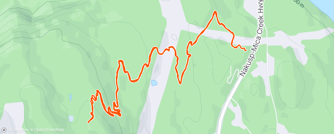 Map of the activity, Flow up and down