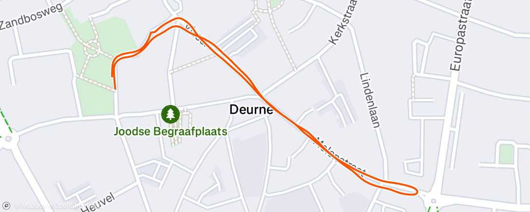 Map of the activity, Nachtloop