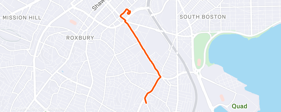 Map of the activity, Morning Ride