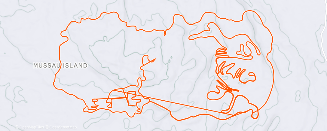 Map of the activity, Afternoon Ride