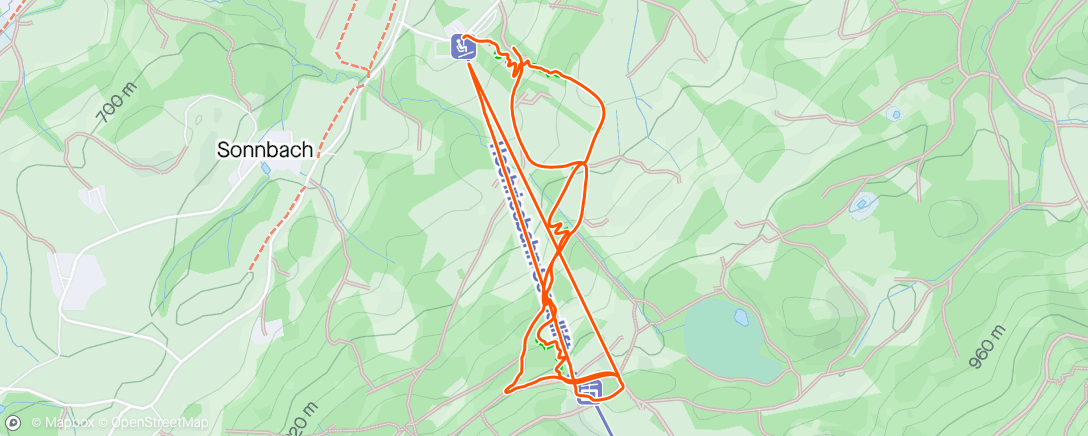 Map of the activity, Endlich mal wieder im Bikepark