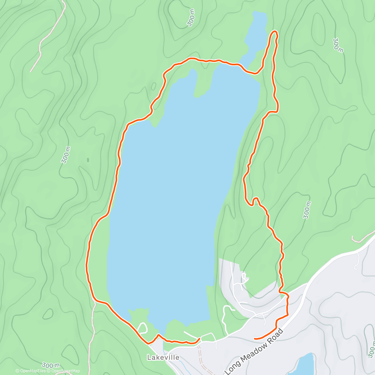 Map of the activity, Sterling with the boys