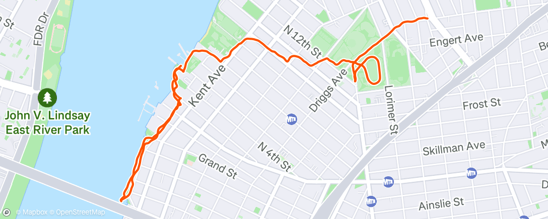 Map of the activity, run with frances abba and JBL clip 4