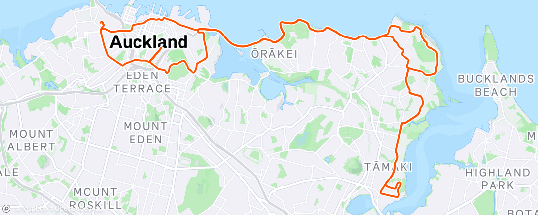 Map of the activity, Morning Ride