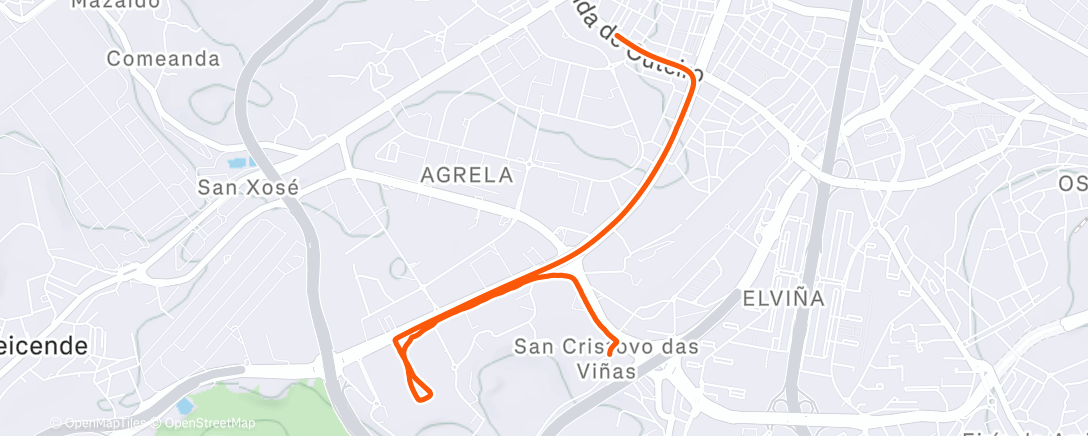 Карта физической активности (A Coruña)