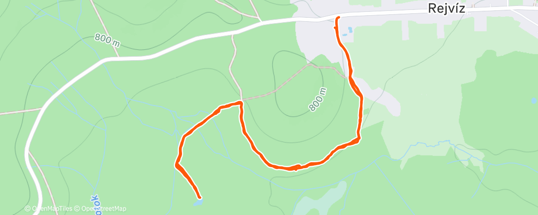 Map of the activity, Lunch Walk