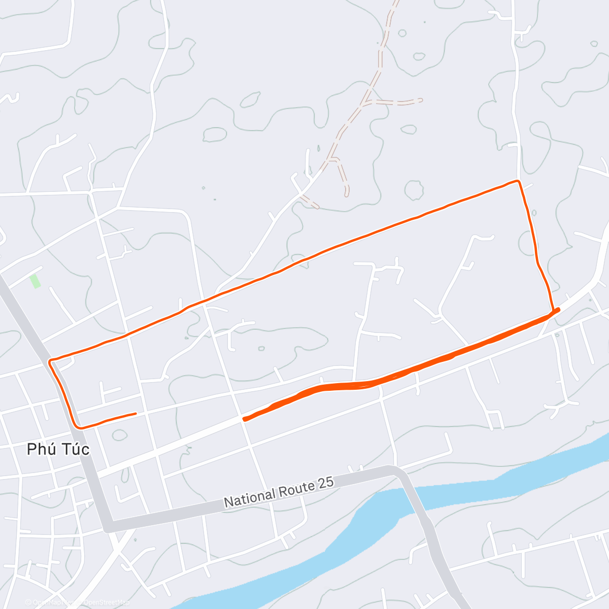 Карта физической активности (Morning Run)