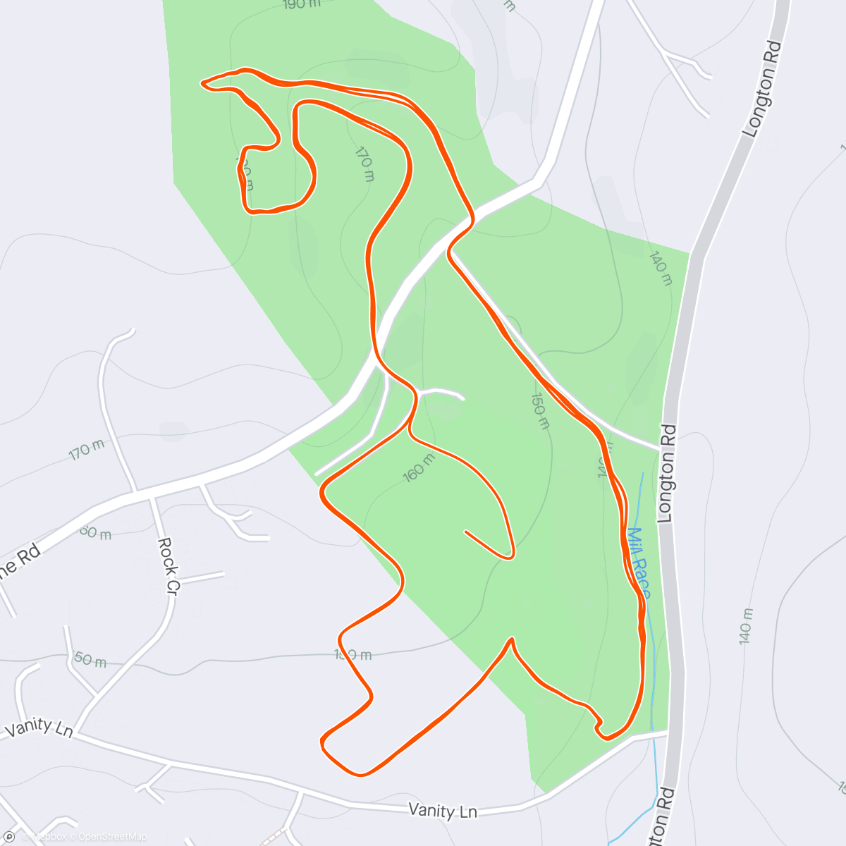 Map of the activity, Kibblestone Clamber
