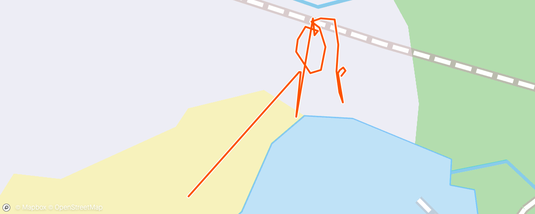 Map of the activity, Lunch Swim