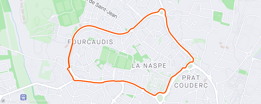 Map of the activity, 🏃🏻‍♂️ RFR40 (Fartlek) w/ Charly, Sébastien