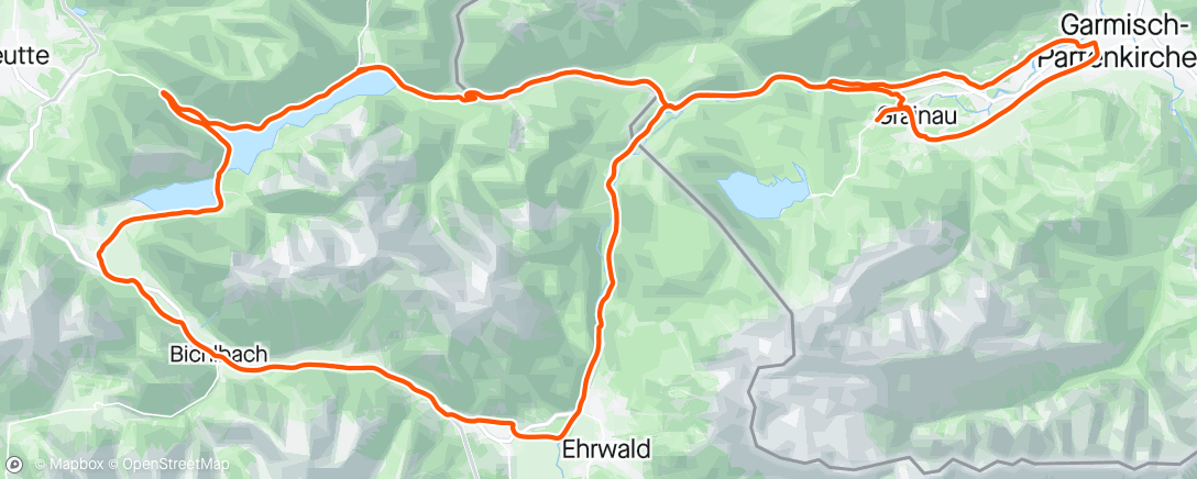 Mapa da atividade, Plansee Gravel