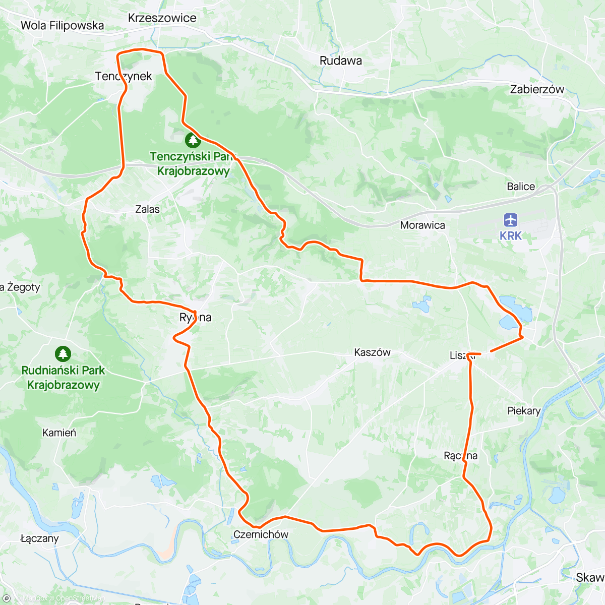 Map of the activity, Luzak bez planu Ride