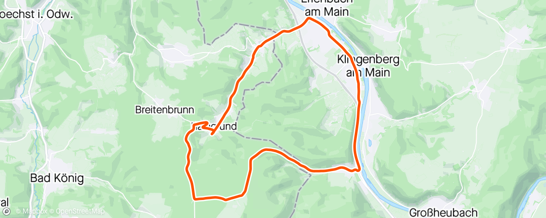 Map of the activity, Laudenbach - Hainhaus