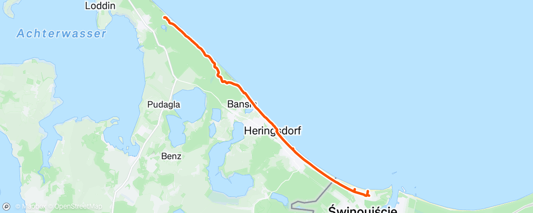 Map of the activity, Lunch Ride