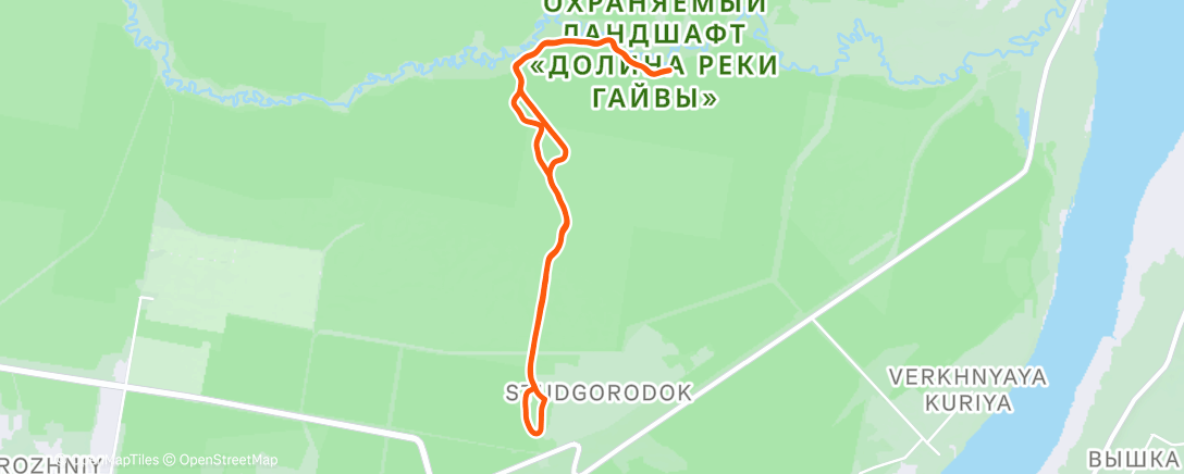 Map of the activity, Afternoon