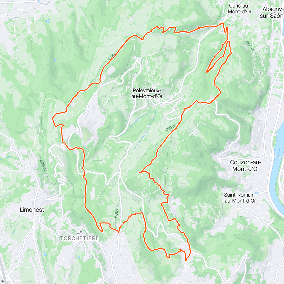 Map of the activity, Entre Grésil et soleil, entre monts et croix