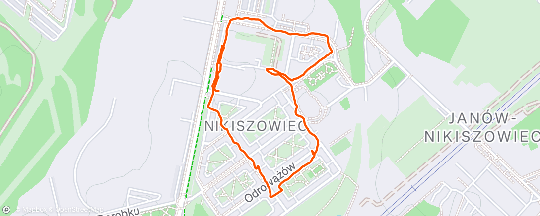Map of the activity, Rundka po Nikiszowcu ♥️♥️♥️