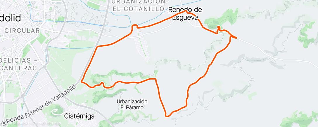 Map of the activity, Viva el Gravel