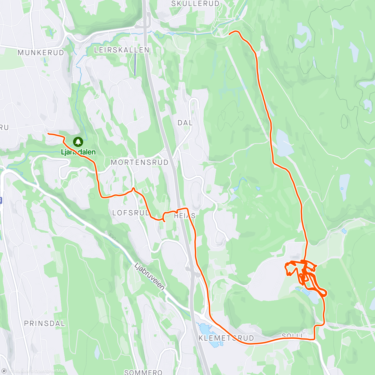 Map of the activity, Morning Ride, runder cx