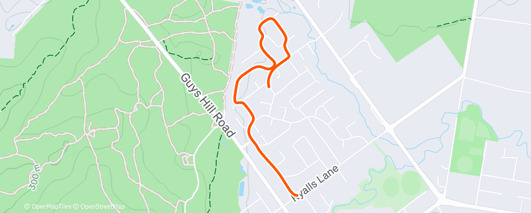 Map of the activity, Tandem