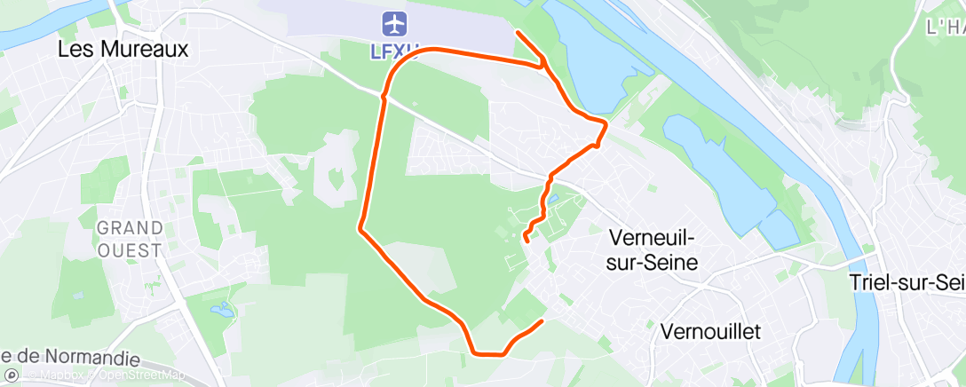 Kaart van de activiteit “10 km - VSS”