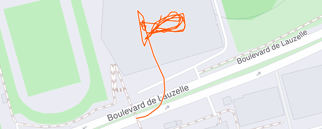 Map of the activity, All 5k 6x2'