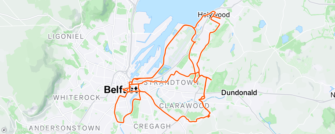 Map of the activity, Morning Ride