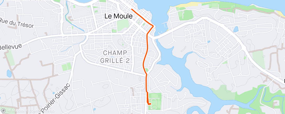 Map of the activity, Récup active du 15 km