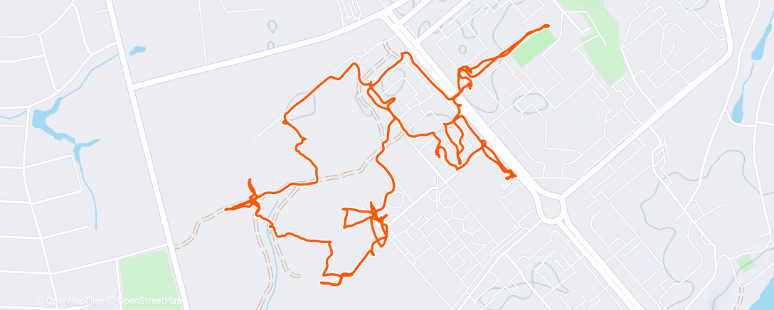 Карта физической активности (Трейлраннинг (вечер))