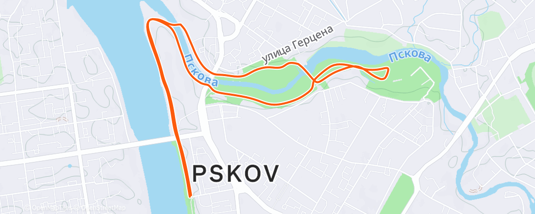 Карта физической активности (Утренний забег)