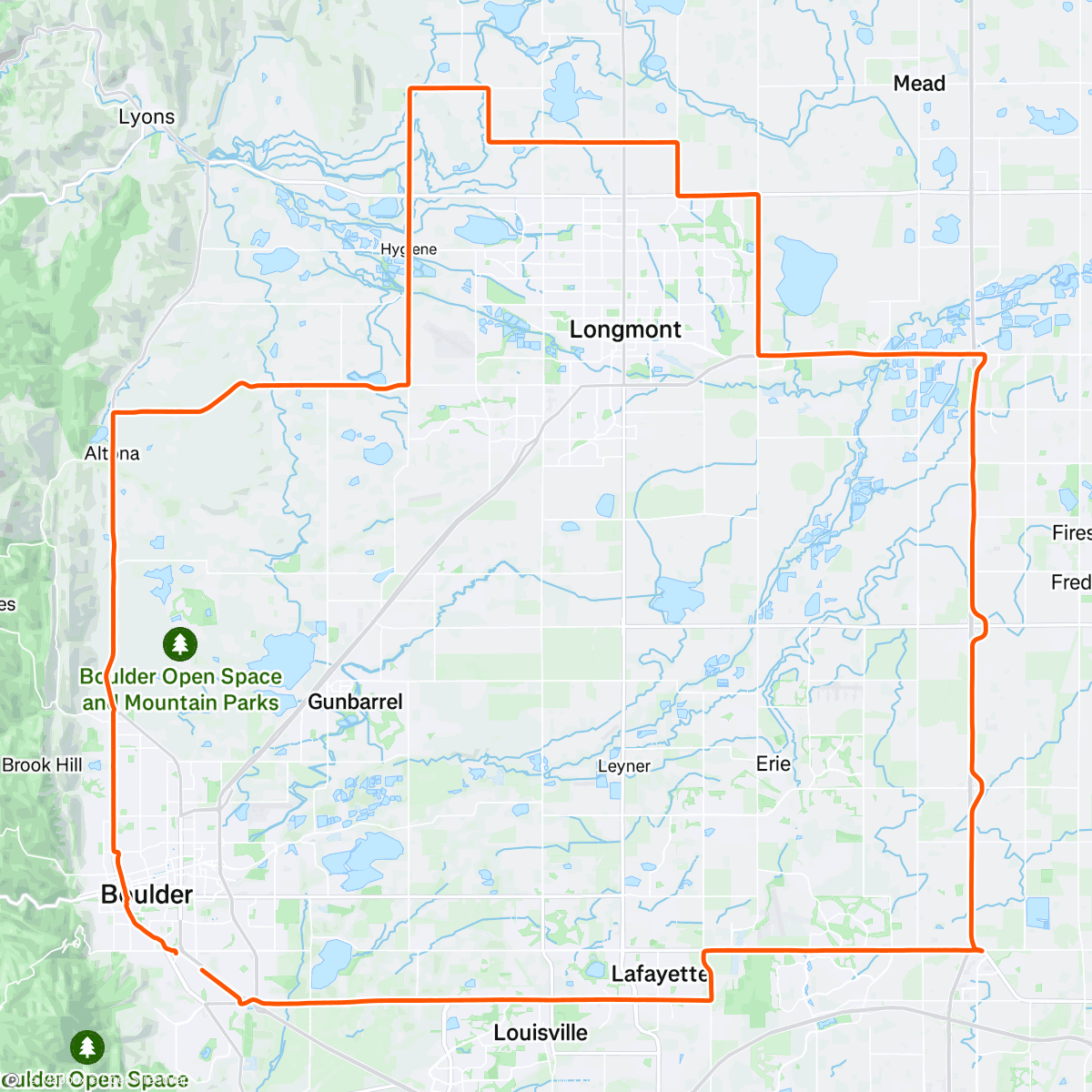 Map of the activity, One of the best things about gravel bikes?