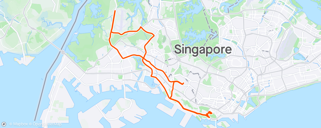 Map of the activity, FOMO Ride