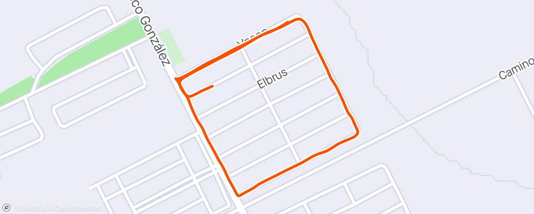 Map of the activity, A Morning Walk