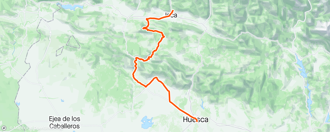 Map of the activity, Vuelta étape 5 , 8ème