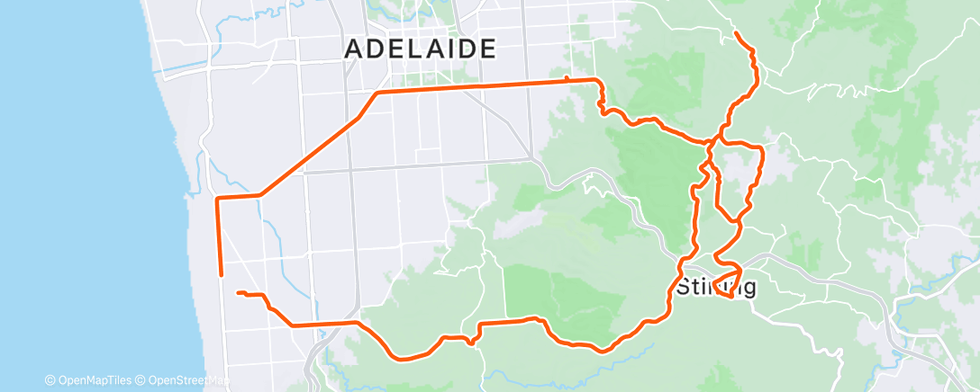 Карта физической активности (Morning Ride)