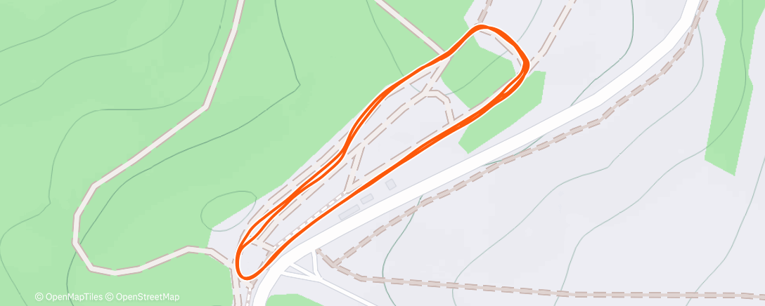 Map of the activity, Morning Nordic Ski