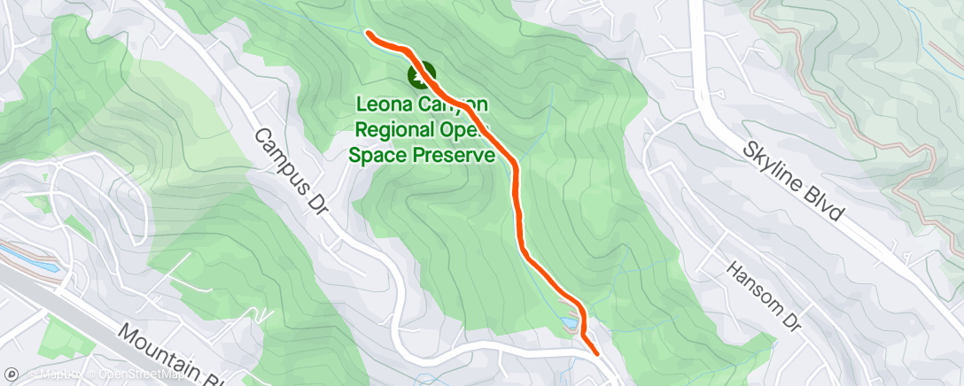 Map of the activity, Lunch Walk
