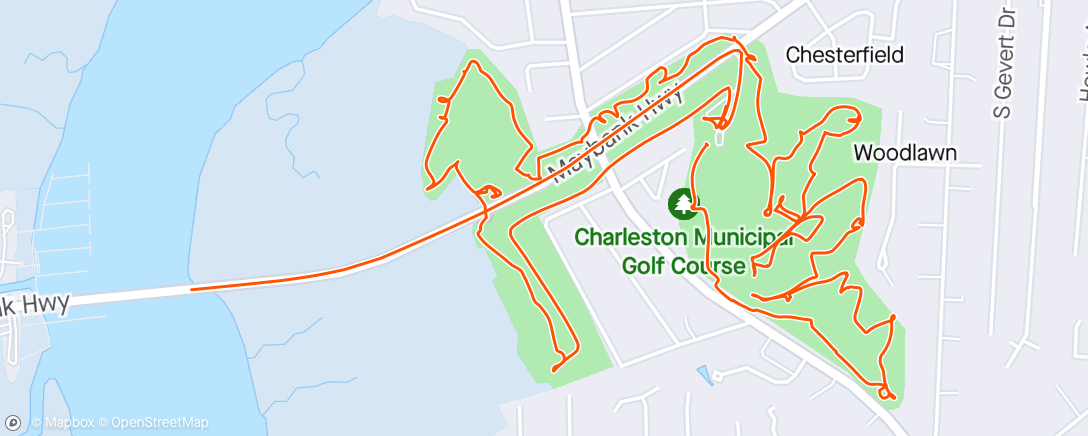 Karte der Aktivität „Afternoon Golf”