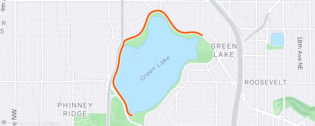 Mapa de la actividad (All of the start and stops)