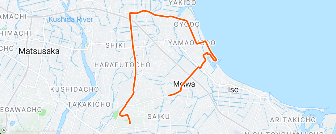 Map of the activity, ROUVY - Tour de TAKI | Meiwa course