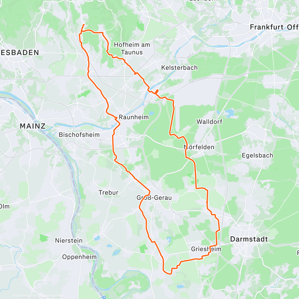 Карта физической активности (Flache Sonnenrunde mit Andrea)