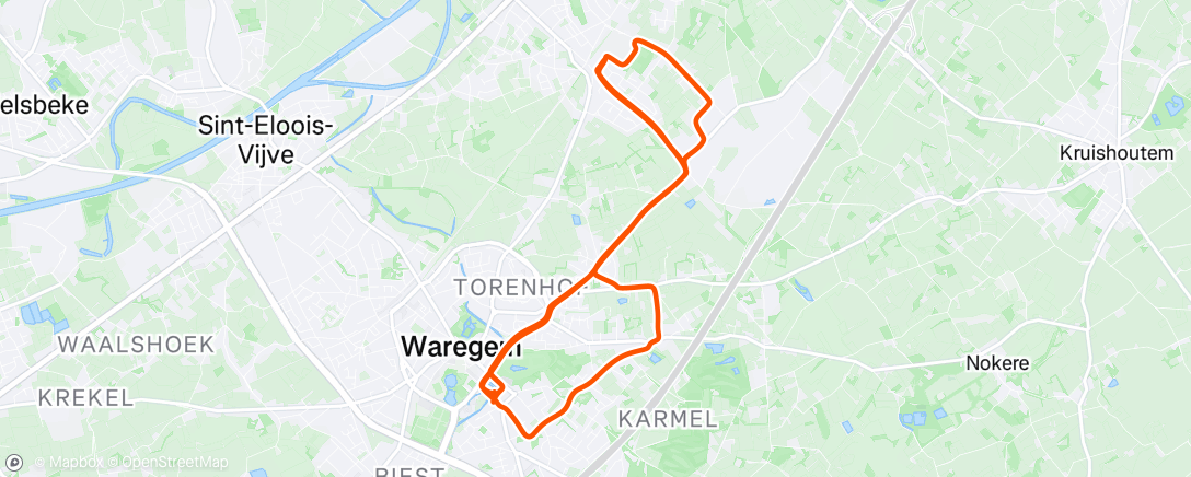 Map of the activity, Woon werk #125