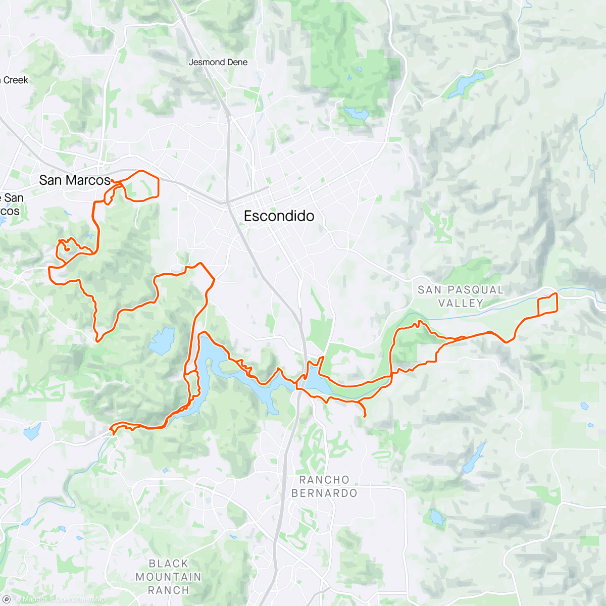 Map of the activity, Belgian Waffle Ride (Wafer version)