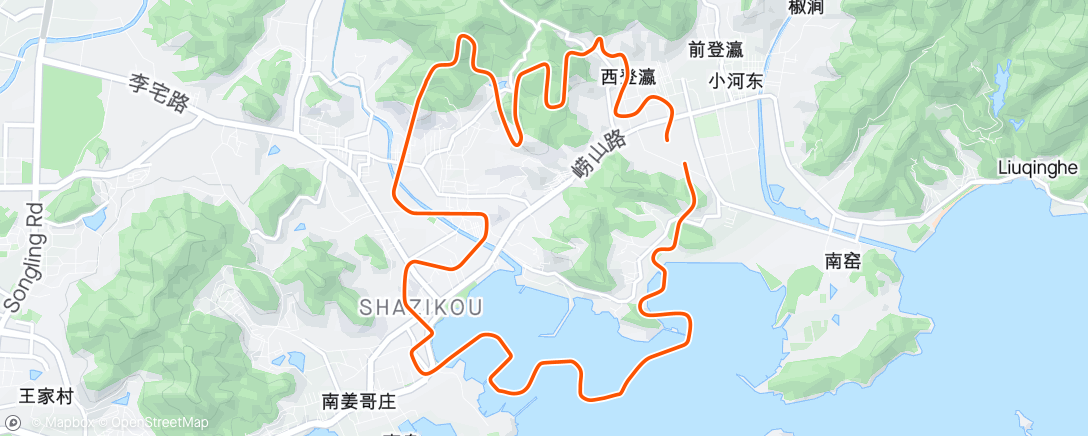 Map of the activity, 成都天府绿道国际自行车赛一带一路线上赛