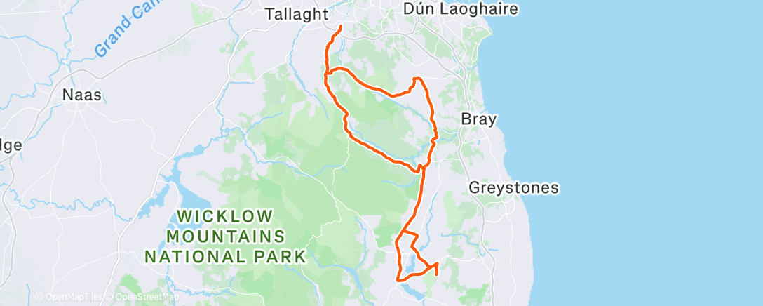 Map of the activity, Morning Ride