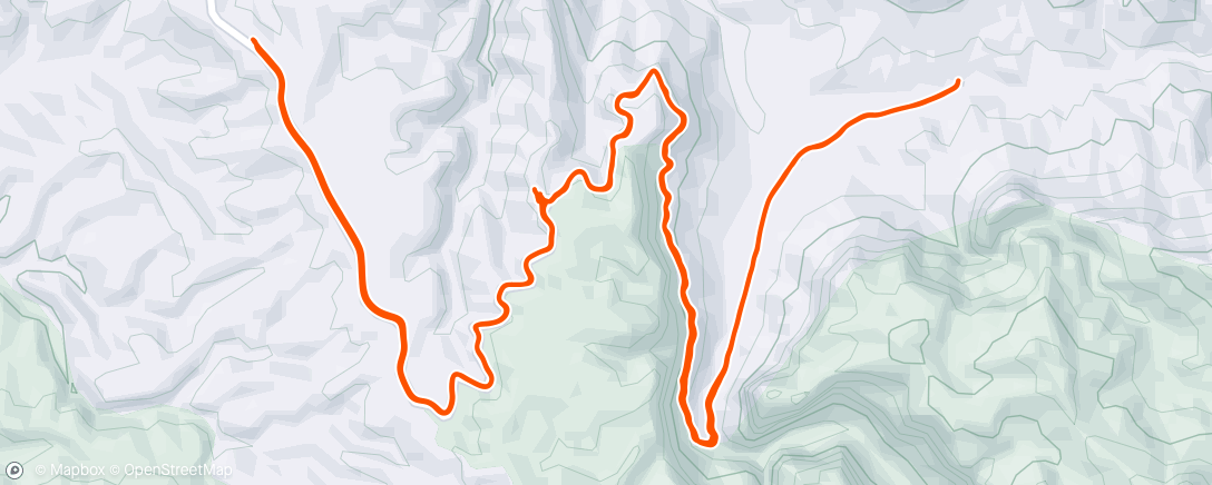 Map of the activity, Apache Trail to Fish Creek