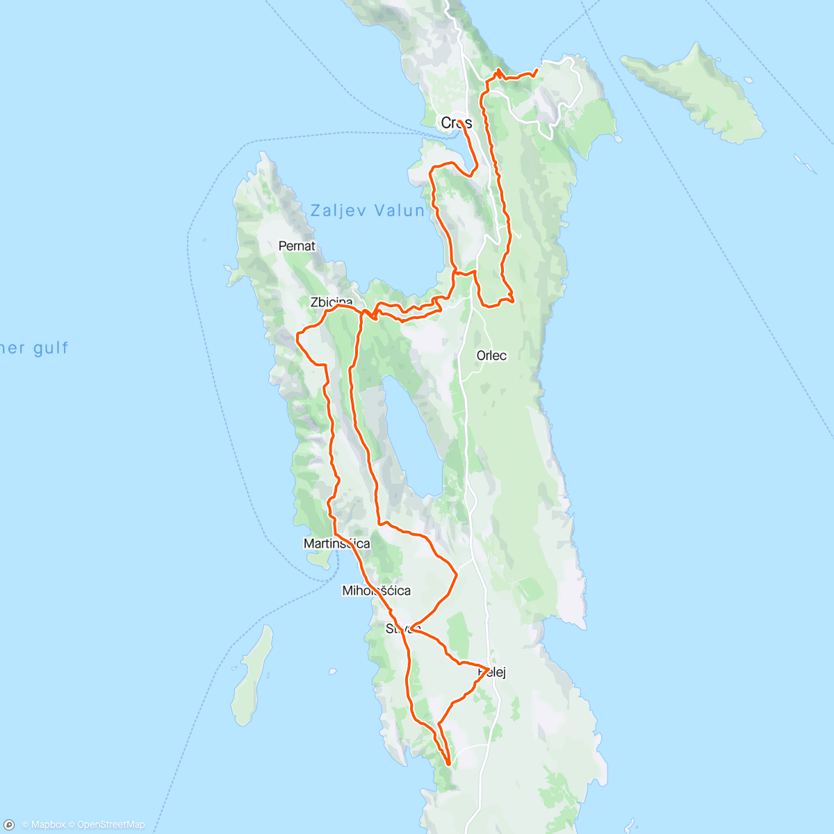 Map of the activity, 4island 2024 Stage 2