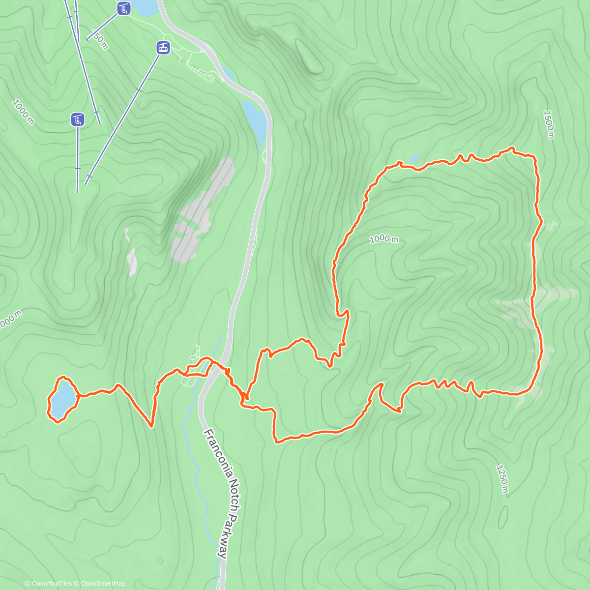 Map of the activity, Franckly Floored by These Conditions
