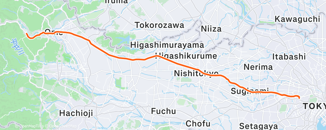 Map of the activity, Work