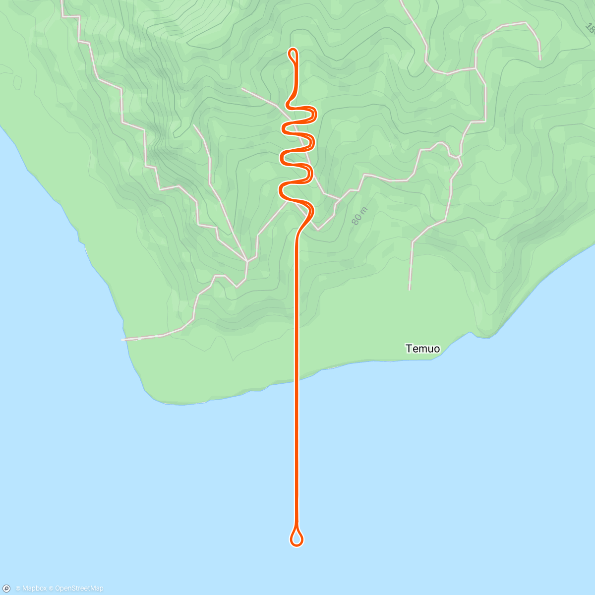 Map of the activity, Zwift - Climb Time on Oh Hill No in Watopia